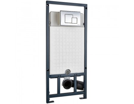 Унитаз подвесной с инсталляцией WeltWasser Gelbach 004 MT-GR + Marberg 507 SE