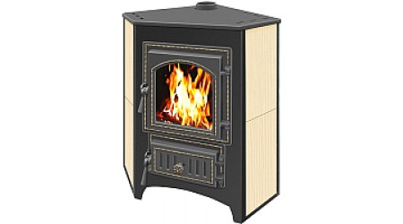 Печь-камин Везувий ПК-01 (220) угловой (бежевый)