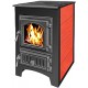 Печь-камин Везувий ПК-01 (270) с плитой (красный)