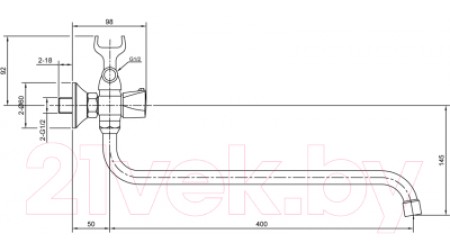 Смеситель Eleanti 0402.886 