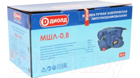 Ленточная шлифовальная машина Диолд МШЛ-0.8 (10046010)