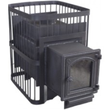 Печь-каменка КомфортПром Сталь дверь со стеклом 10013006