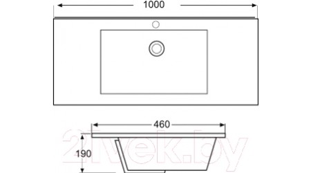 Умывальник Triton Ника 100 825E