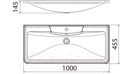 Умывальник Florentina Аллегро 100 (вега)