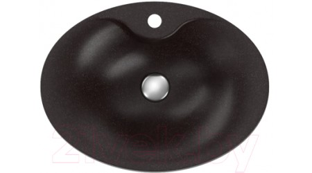 Умывальник Formastone Лотос 110 LT57G405 (черный)
