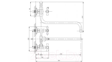 Смеситель Tsarsberg 111-95 