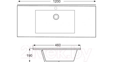 Умывальник Triton Ника 120 825F
