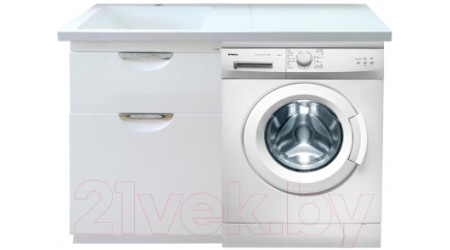 Умывальник Misty Куба-120 L / Р-Куб14120-ДЛ