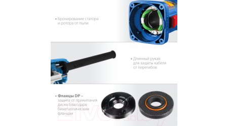 Угловая шлифовальная машина Зубр УШМ-П125-900