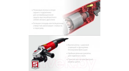 Угловая шлифовальная машина Зубр УШМ-150-1405
