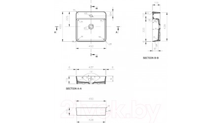 Умывальник Bocchi 1598-001-0126