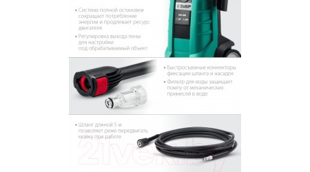 Мойка высокого давления Зубр МИГ-180 / АВД-160