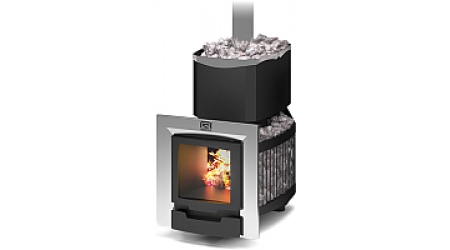 Печь-каменка Теплодар Русь-Сетка 18Л Панорама (без дверцы)