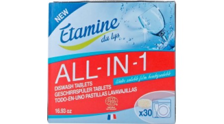 Таблетки для посудомоечных машин Etamine du Lys Все в 1 (480г)