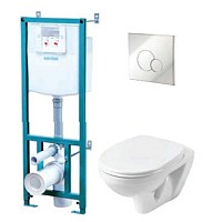 Унитаз подвесной с инсталляцией Santek Борель Пэк 1WH501544