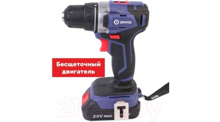 Аккумуляторная дрель-шуруповерт Диолд ДЭА-20 Л-08 (10022156)