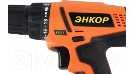 Аккумуляторная дрель-шуруповерт Энкор ДША-2 12ЭР/10Л (50022)