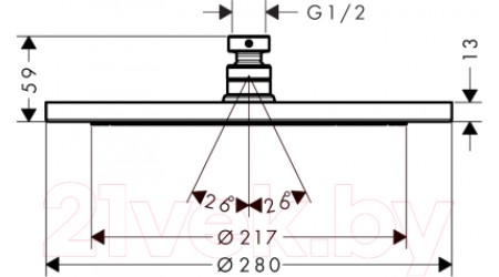 Душевая система Hansgrohe 26220670+27413670+26530670+15758670+01800180+28331670+27454670 (+28272670)