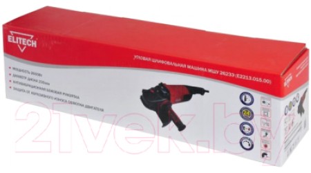 Угловая шлифовальная машина Elitech МШУ 2623Э (E2213.015.00)