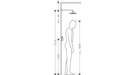 Душевая система Hansgrohe 26466000+26530000+28272000+28331000+27453000+15743000+01800180