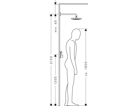 Душевая система Hansgrohe 26466000+26530000+28272000+28331000+27453000+15743000+01800180