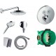Душевая система Hansgrohe 26466000+26530000+28272000+28331000+27453000+15743000+01800180