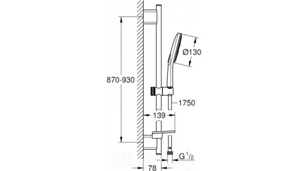 Душевой гарнитур GROHE 26578LS0
