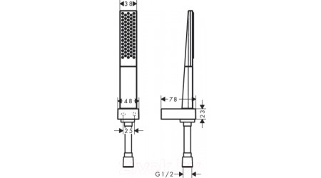 Душевой гарнитур Hansgrohe 26856700