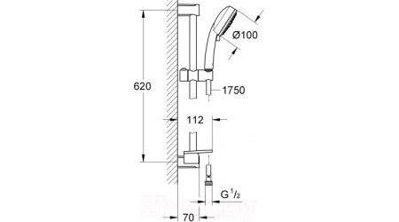 Душевой гарнитур GROHE 27576002