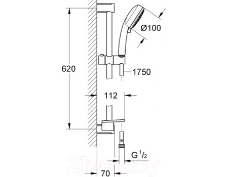 Душевой гарнитур GROHE 27576002
