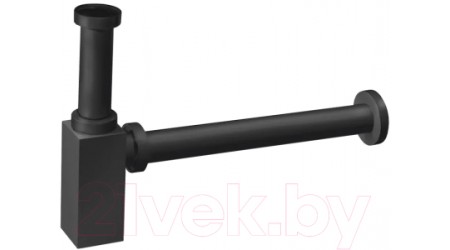 Умывальник Belux Мини-2 HR0900 (черный, с каркасом, сифоном, донным клапаном)