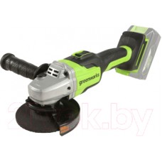 Угловая шлифовальная машина Greenworks GD24AG бесщеточная 24V / 3200207 (без АКБ и ЗУ)
