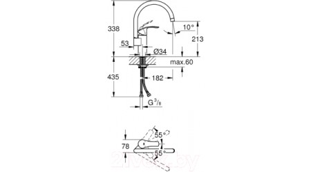 Смеситель GROHE 33202DC2 