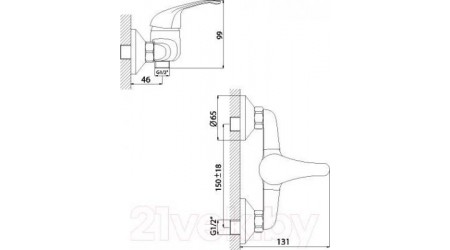 Смеситель Rossinka Silvermix А35-41 