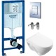 Унитаз подвесной с инсталляцией GROHE 38772001 + ATCSLWH0104