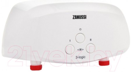 Проточный водонагреватель Zanussi 3-logic 3.5 TS (душ+кран)