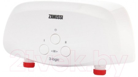Проточный водонагреватель Zanussi 3-logic 3.5 TS (душ+кран)