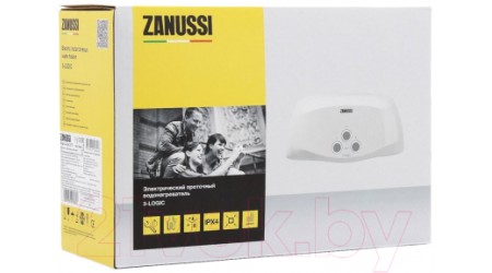 Проточный водонагреватель Zanussi 3-logic 3.5 TS (душ+кран)