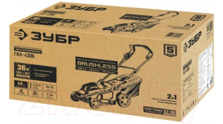 Газонокосилка электрическая Зубр ГКЛ-4336