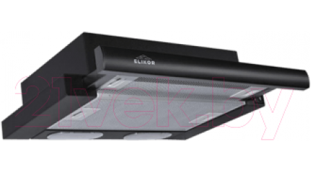 Вытяжка телескопическая Elikor Интегра 45П-400-В2Л (черный)