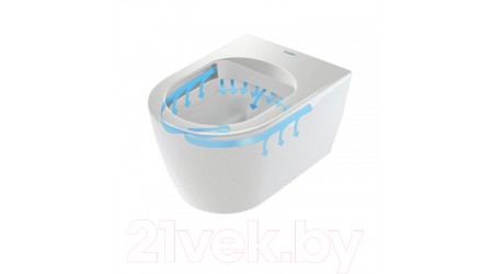 Унитаз подвесной с инсталляцией Duravit 458.103.00.1+115.125.21.1+45290900A1