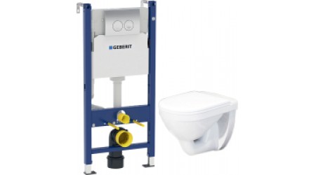 Унитаз подвесной с инсталляцией Оскольская керамика Престиж + 458.124.21.1