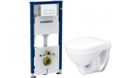 Унитаз подвесной с инсталляцией Оскольская керамика Престиж + 458.128.21.1