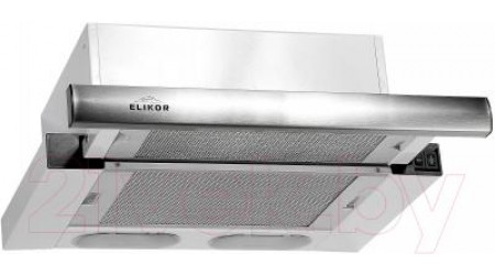 Вытяжка телескопическая Elikor Интегра 45П-400-В2Л (белый/нержавеющая сталь)