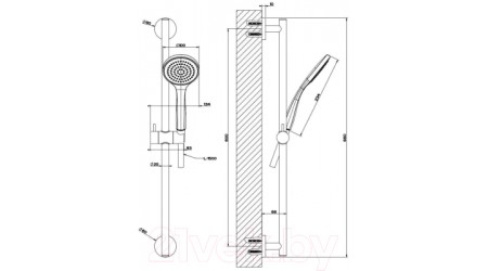Душевой гарнитур Gessi 47304-031