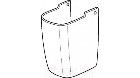 Полупьедестал Keramag 4U (1298410-000)