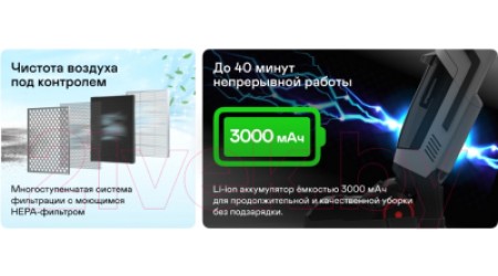 Вертикальный пылесос Garlyn М-5000 Aqua