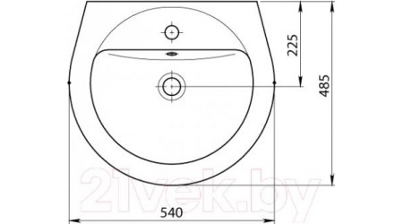 Умывальник Santeri Соната 131112S0011B0