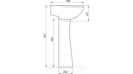 Умывальник Santeri Соната 131112S0011B0