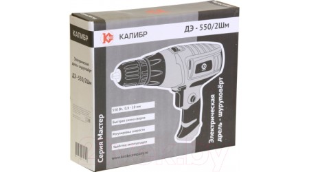Дрель-шуруповерт Калибр Мастер ДЭ-550/2ШМ (47734)